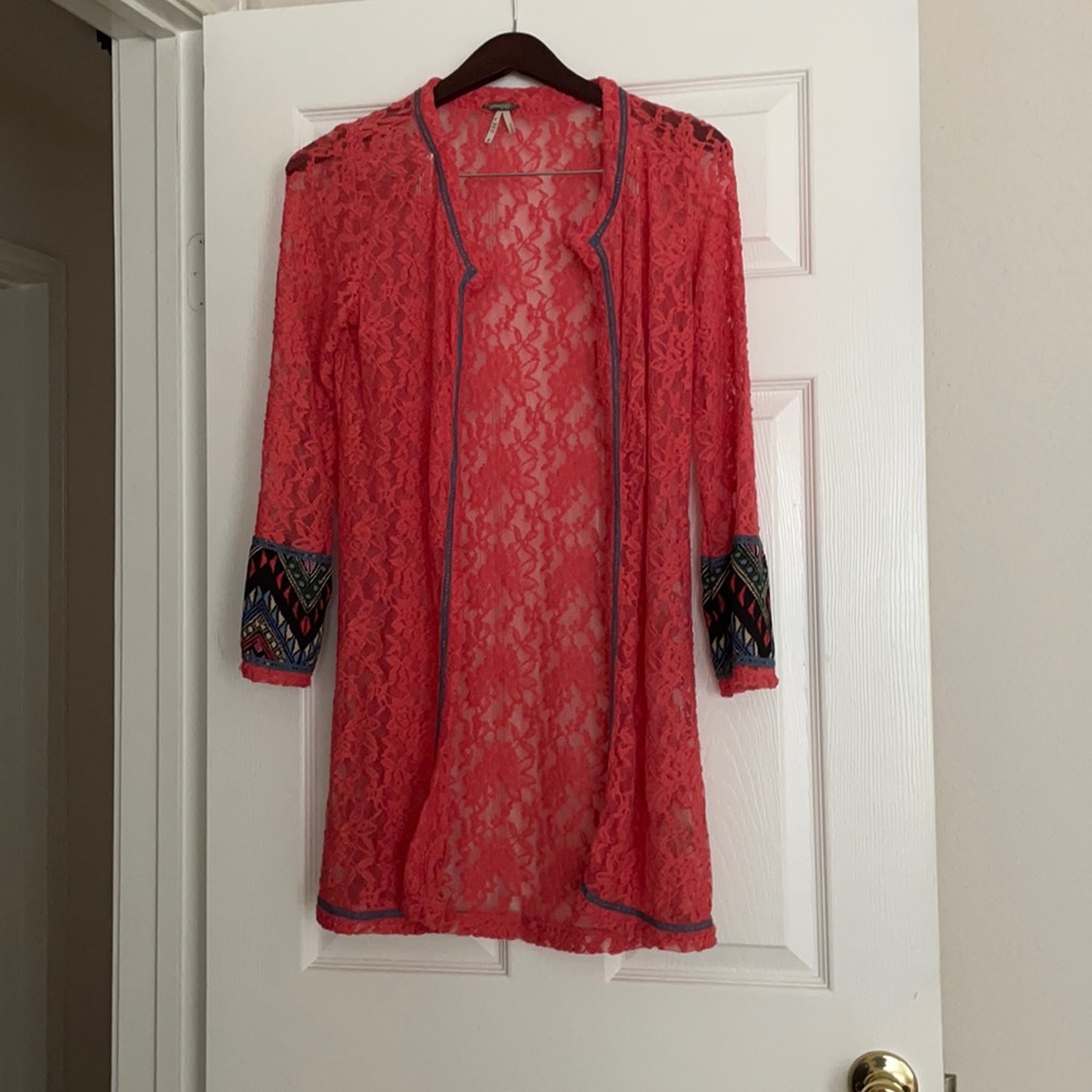 Lacey boho sweater